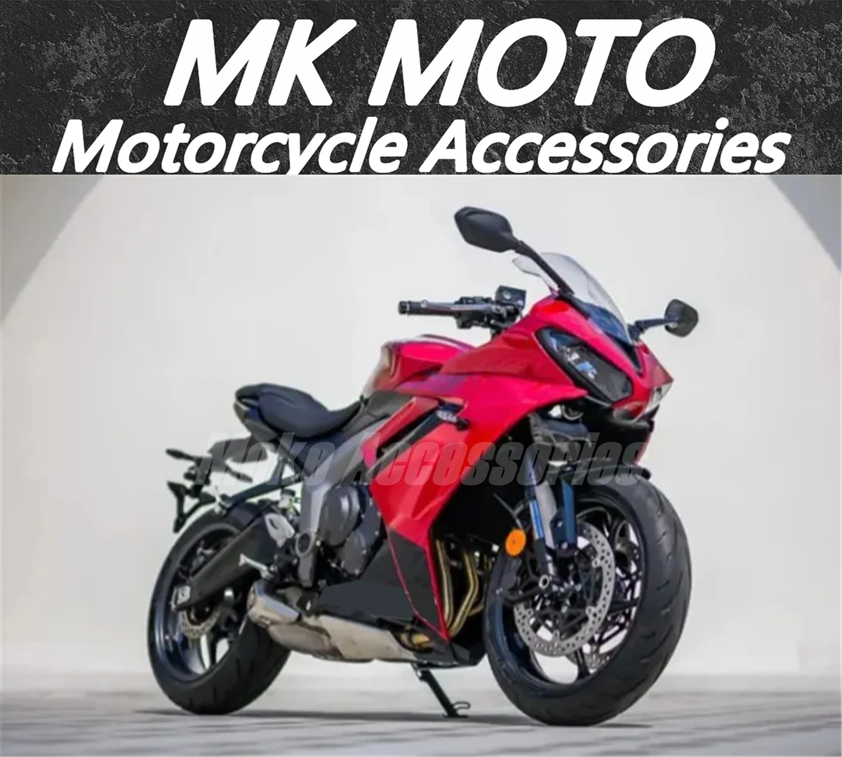 

Moke moto Fairings Kit Fit For Daytona 660 2024 2025 Bodywork Set High Quality ABS Injection Red Black