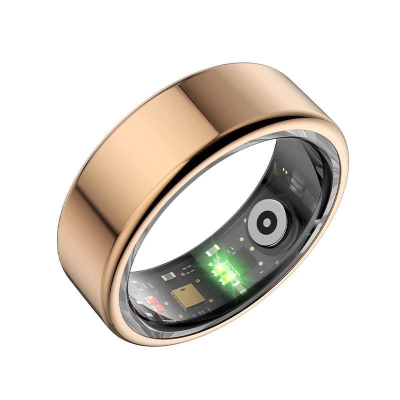 R02 anillo inteligente K dorado con Bluetooth, foto y modo multideporte, adecuado para Huawei, resistente al agua, nuevo