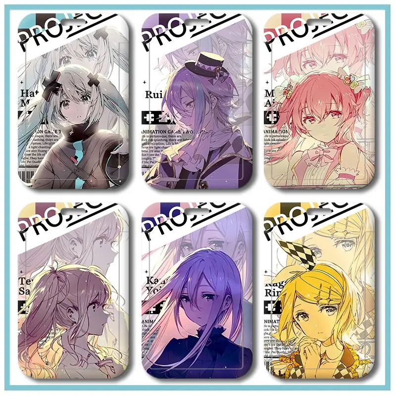 

Anime Project Sekai Kamishiro Rui Student Id Card Bus Subway Ferrule Protective Case Meal Card Holder Venue Mall Pendant Gift