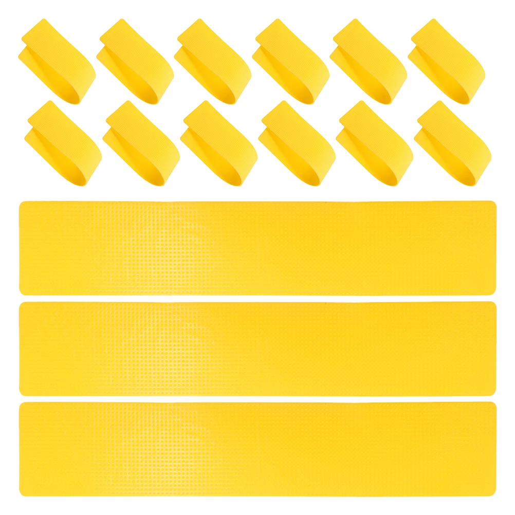 

15pcs Tennis Court Lines Markers Anti-Slip Flat Disc Outdoor Indoor Sports Marking Set For Pickleball Basketball