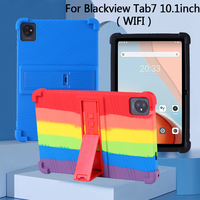 For Blackview Tab 7 Wifi Tablet Pad 10.1 Inch Shockproof Case Blackview Tab7 Wifi Tablet Soft Silicone Stand Shell