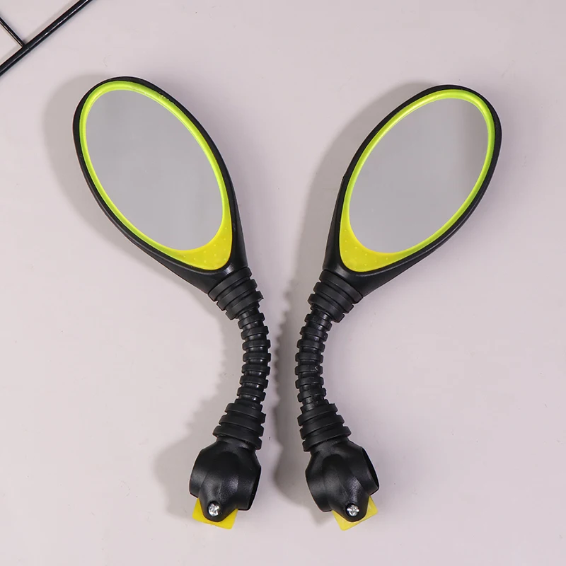 

1/2Pcs Bicycle Handlebar Rear View Mirror Mountain Bike Wide Range Back Sight Reflector Adjustable Bike Mirror