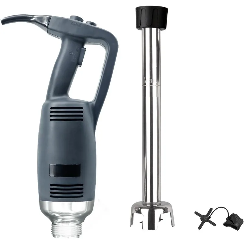 

750W Commercial Immersion Blender, Extra Heavy Duty Hand Blender with Variable Speed 8000-19000RPM, Handheld Stick Mixer w