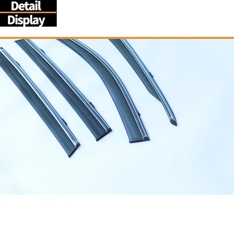 Fit for Wey Coffee 02 2021-2023 Window visor Car Sun Rain Guard Vent Shade Deflector Wind Weathershield Moulding Trim