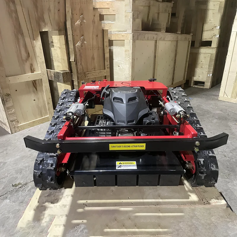 

Ce Certified New Design Cutting Width 540Mm Self-Propelled Crawler Design Intelligent Remote Control Lawn Mowing Robot