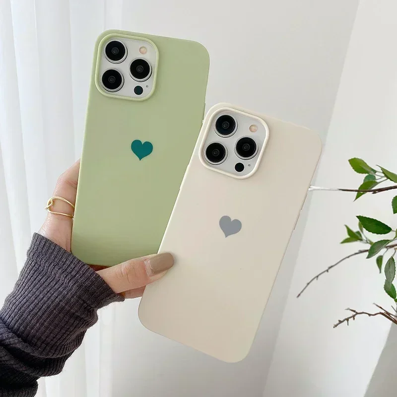 Candy Color Silicone Soft Case For iPhone 14 13 12 11 Pro XS Max X XR SE 2 3 7 8 6S 6 Plus Ultra Thin Matte Back Cover Caso