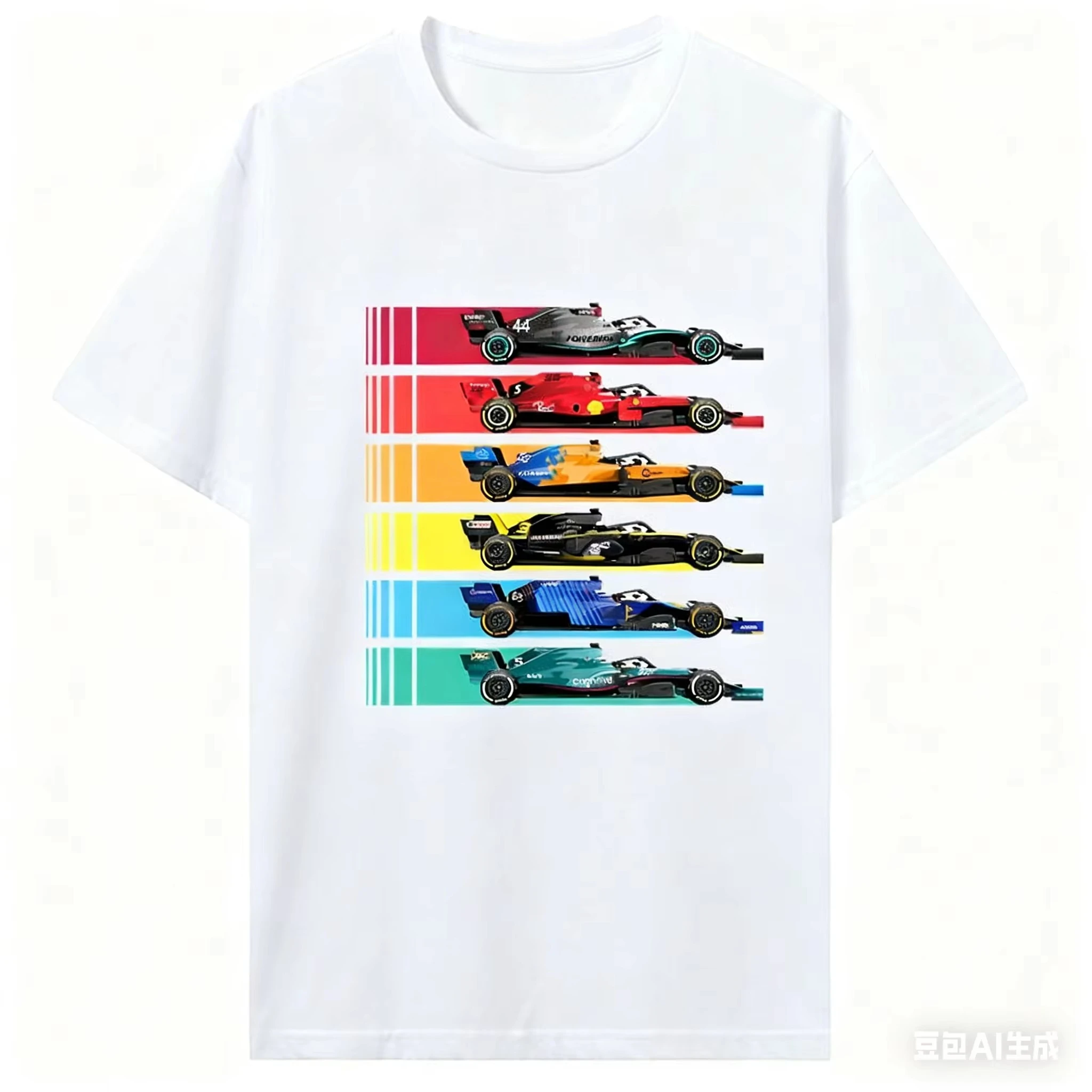 F1 Team Racing Fans T Shirt Formula One Racer Lando Norris Tees Men Women Vintage T-shirt Cotton Tshirt Tees Tops view 3