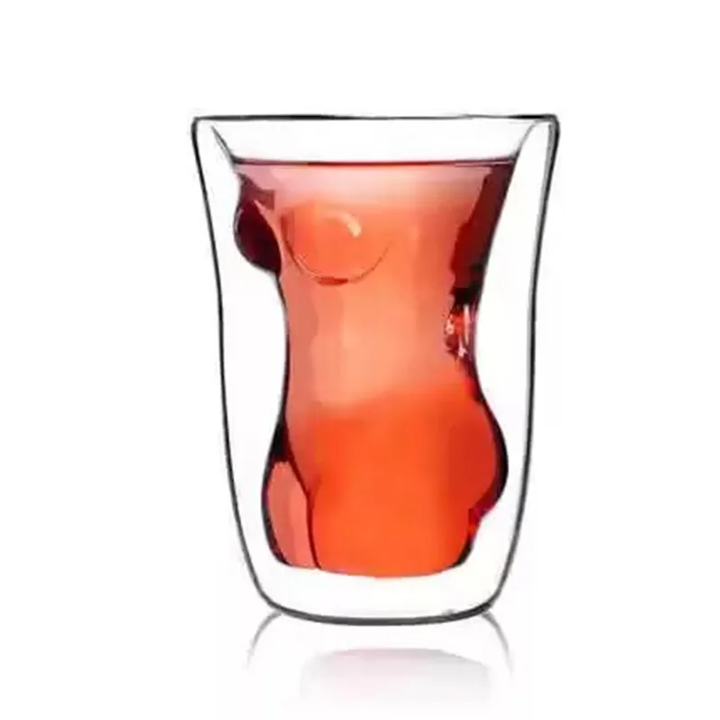 

1pcs 160ml Shot Glass Cocktail Beer Skull Glass Whiskey Sexy Vodka Shot Glass Drinking Ware for Home Office Drinkware