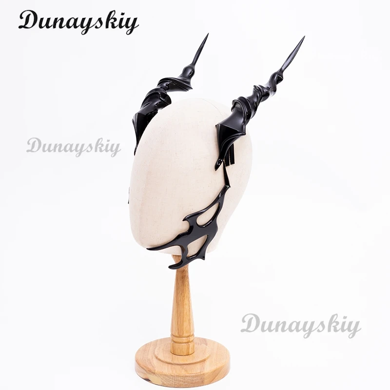 Love and Deepspace Sylus Wife Cosplay Dragon Horn Mask Headwear Game Qinche Game Halloween Couple Cosplay Decors Accessories