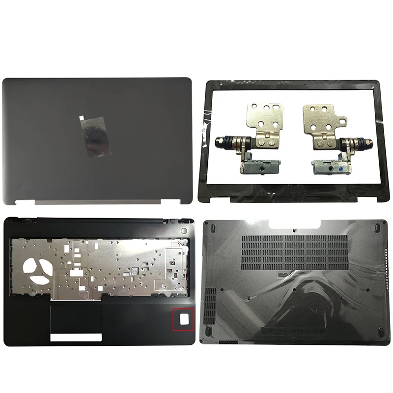 Baru untuk Dell Latitude 5570 E5570 penutup belakang LCD Laptop/Bezel depan/engsel/sandaran tangan/casing bawah 0JMC3P 04VNC3 A151N5 07PVX3