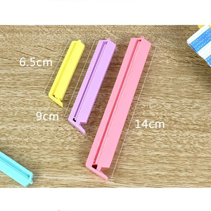 12 قطعة/الحزمة حقيبة عزل مقاطع قابلة لإعادة الاستخدام أدوات تخزين المواد الغذائية الطازجة السدادة المشبك وجبة خفيفة الخبز ختم أكياس تخزين المطبخ المنزل كليب