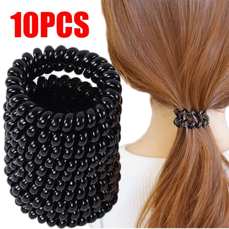 Cinta de goma elástica para el pelo para mujer y niña, coletero, diadema, accesorio para el cabello