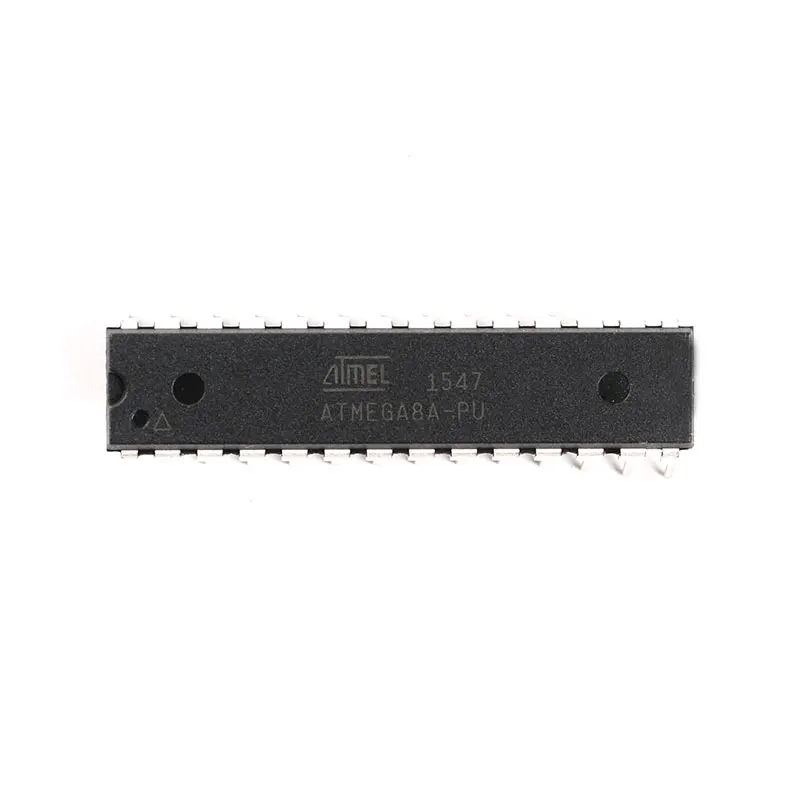 Original authentic straight plug ATMEGA8A-PU AVR microcontroller 8K flash microcontroller DIP-28