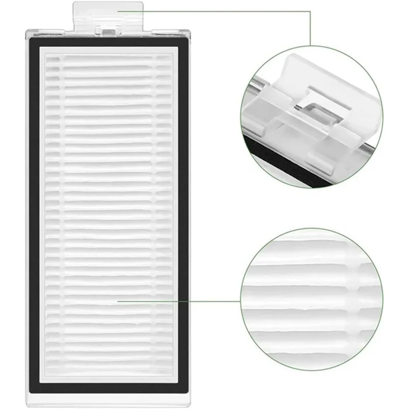 ABUS-Per Xiaomi Roborock Q7 Max,Q7 Max+,Q7 Plus,T8 Filtro Hepa Spazzola laterale principale Parti in tessuto Accessori per aspirapolvere