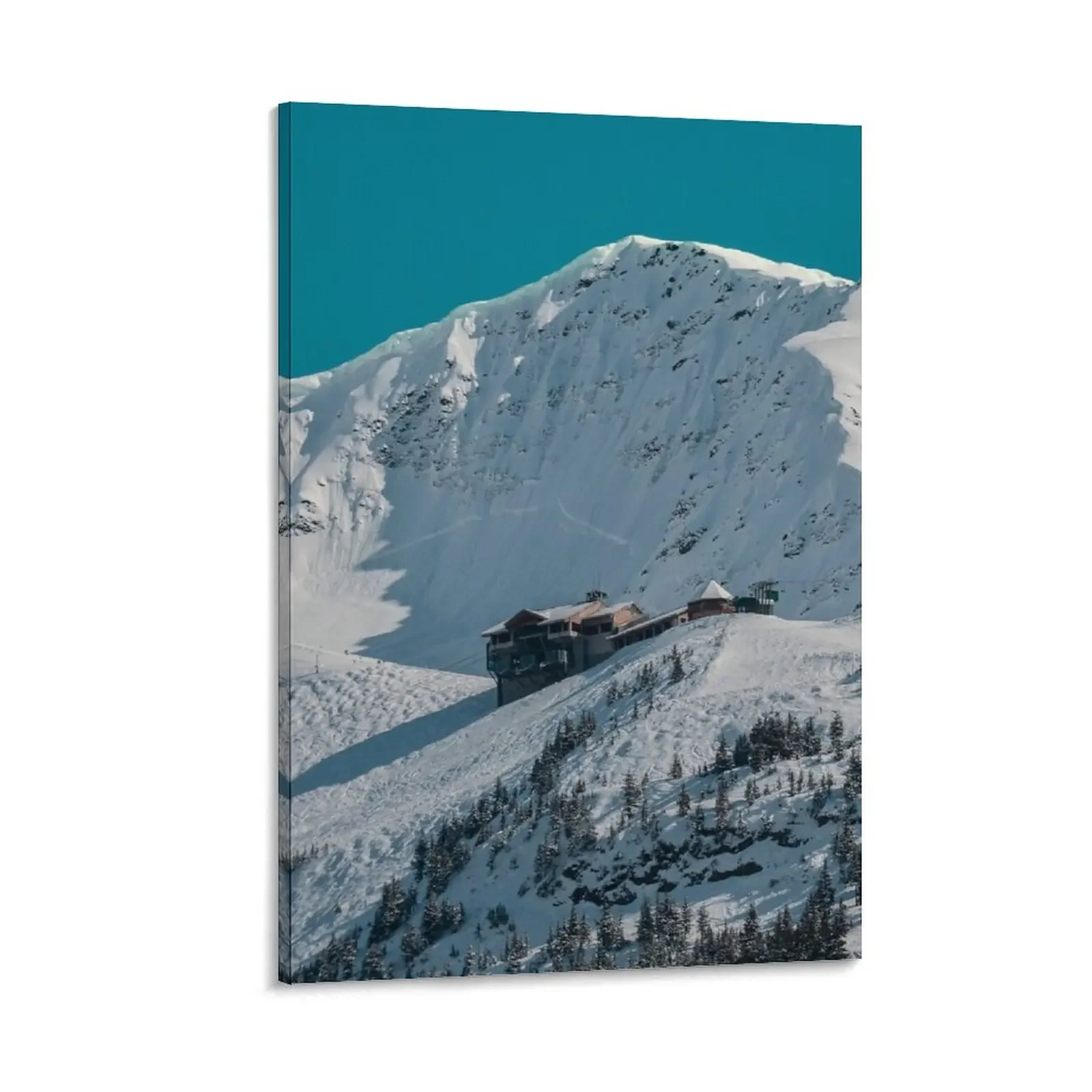 

Mt. Alyeska Ski Resort - Alaska Canvas Painting interior paintings decorative pictures for living room