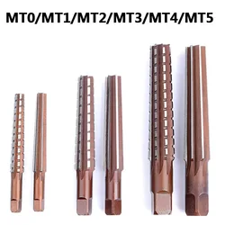 Hand Reamers MT0 /MT1/MT2/MT3/MT4/MT5 9SiCr Fine/Rough-Edge Morse Taper Reamer For Milling Finishing Cutter Tool