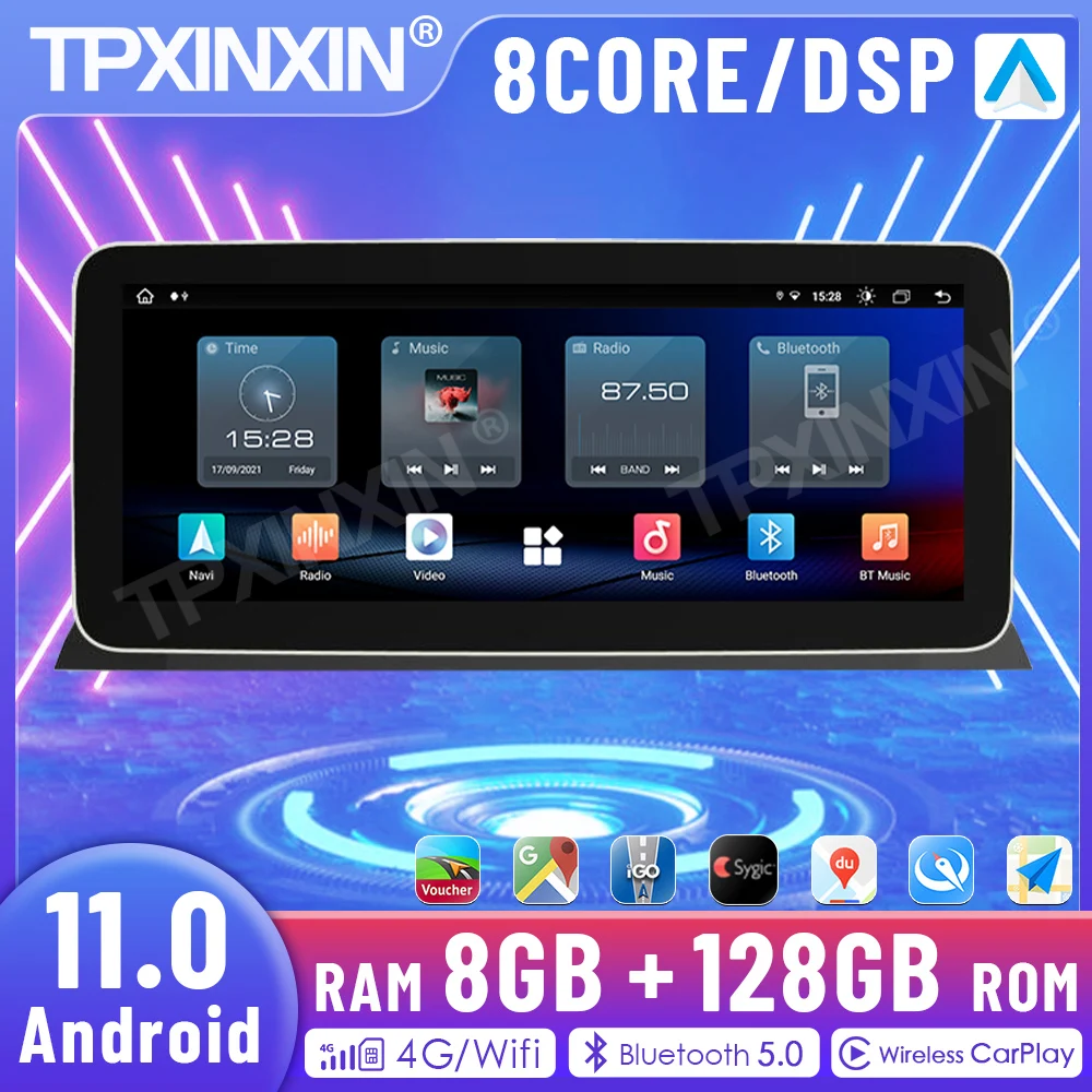 

2 Din Android 11 For Baojun 2016-2020 Radio Wireless Carplay Multimedia Video Player Stereo GPS Navigation LTE Head Unit