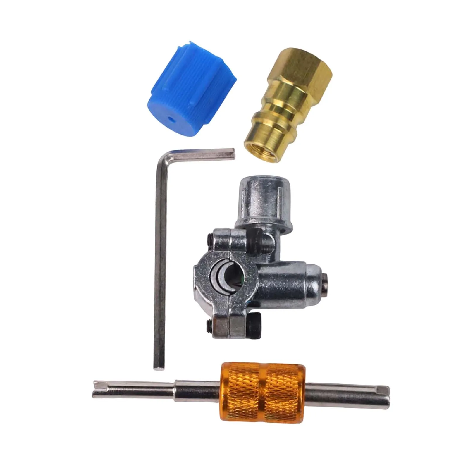 Brass Valve Kit A C Retrofit Valve Kit AC System Upgrade As Shown In The Figure Ac Retrofit Valve Kit Anti-leak Design