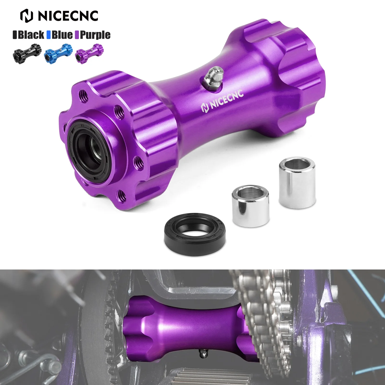 

NICECNC For Surron Electric Bike Middle Drive Axis Transmission Shaft For 2025 2024 2023 Surron Light Bee X Sur-Ron Light Bee S