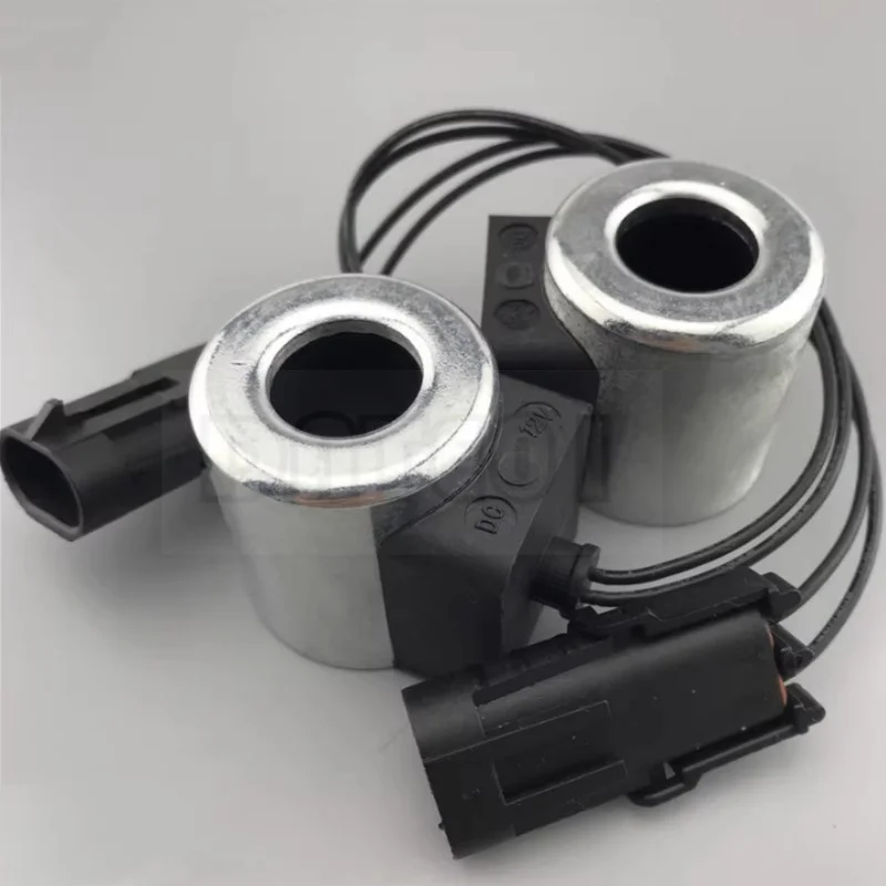 

Excavator accessories Yuchai 65/75-8 Pilot safety lock solenoid valve Pengpu 60 Longgong 85 DC24VDC12V