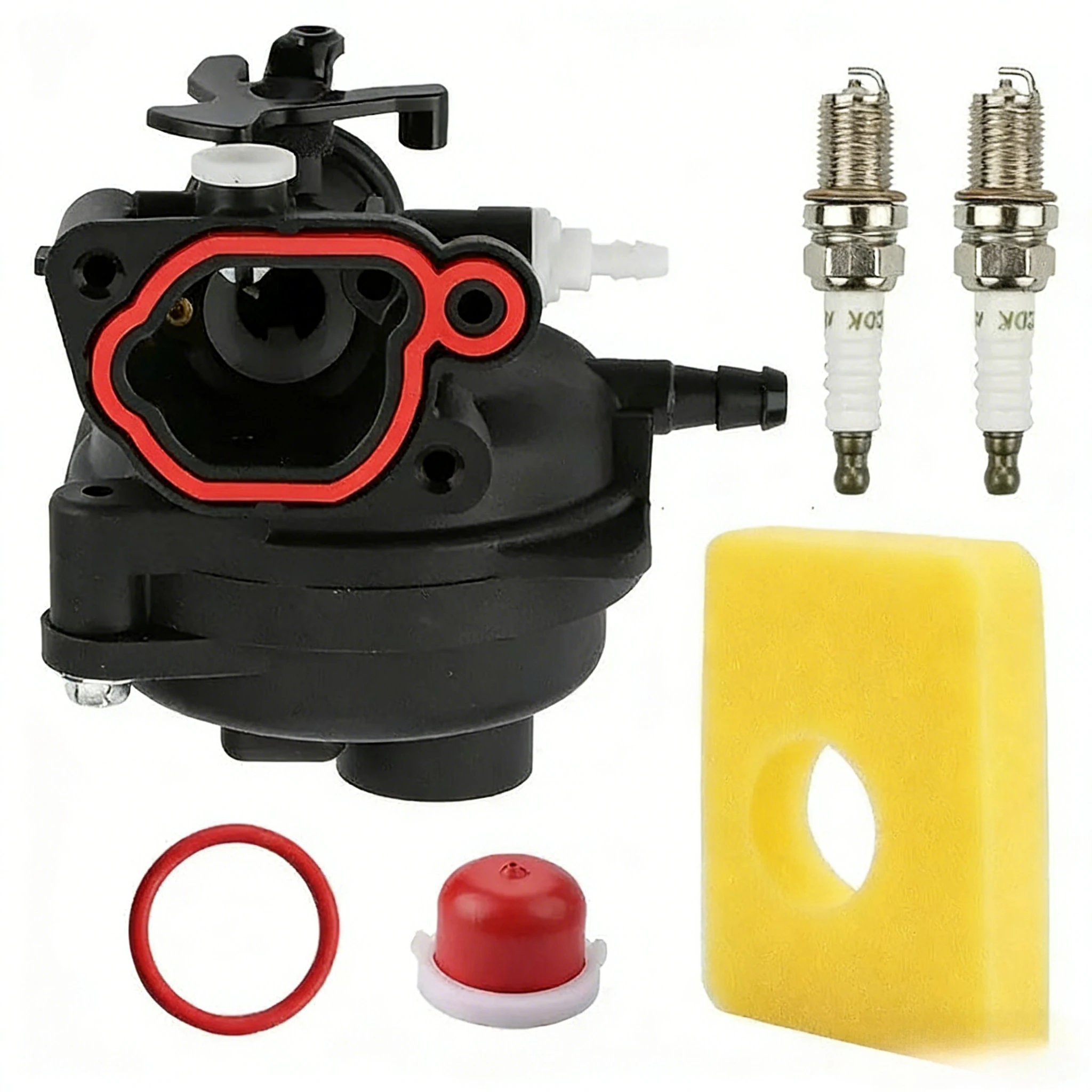 

Подходит для карбюраторов Briggs&Stratton 799583, 593261, 595656, 599979, 591160, 300E, 450E, 500E, 550E.