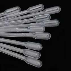 100/250Pcs Useful Home Test Tubes Transparent Plastic Pasteur Graduated Pipettes Disposable Dropper Liquid Transfer