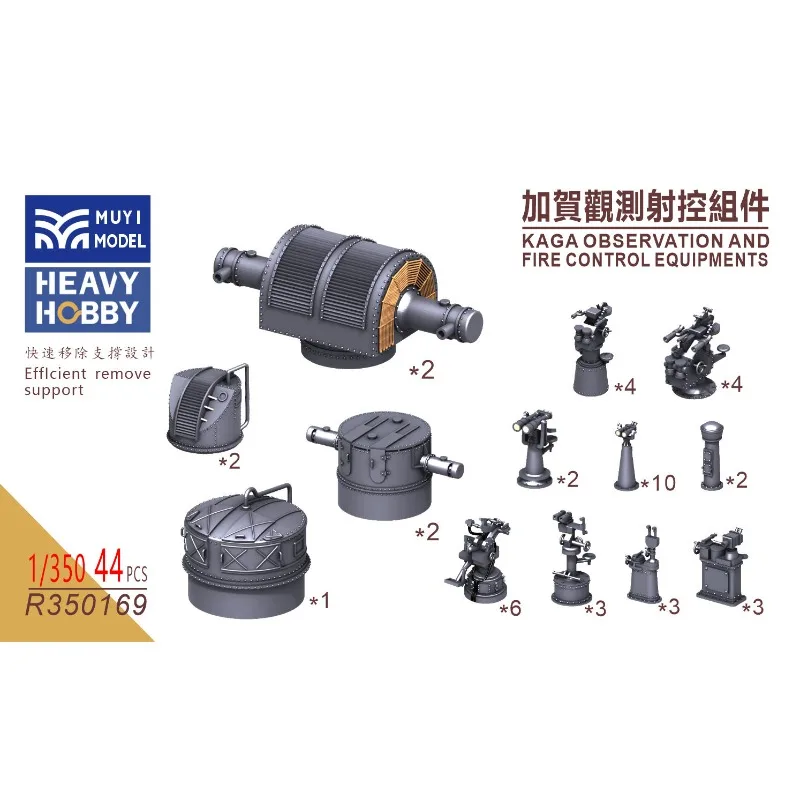 MUYI MODEL R350169  1/350 KAGA OBSERVATION AND FIRE CONTROL EQUIPMENTS