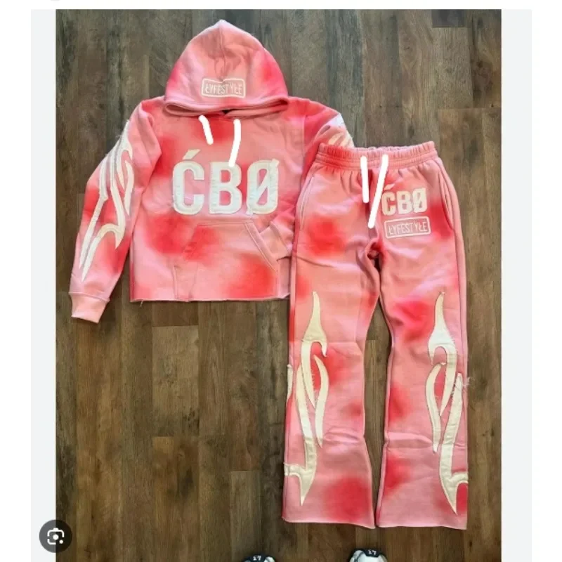 New 3D Printed Adult Fashion Leisure Sports Hoodie Set