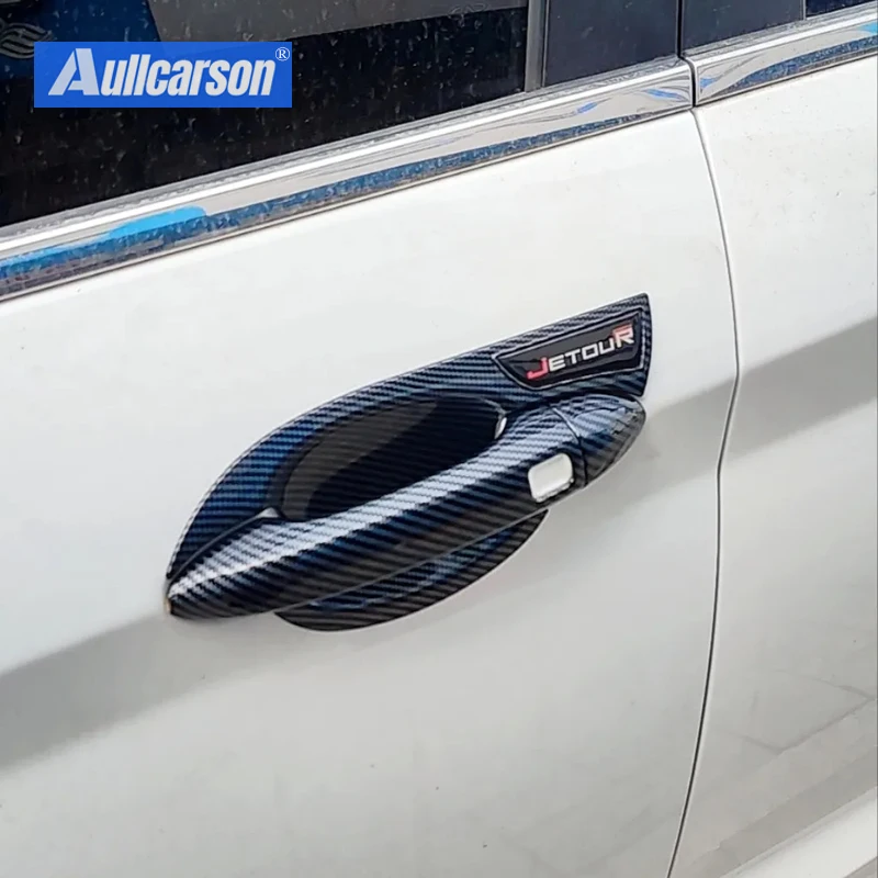 For Jetour X70 Plus 2024 2025 Chrome Door Handle Cover Trim Bowl Chromium Styling Full Coverage Accessories 8 Pieces