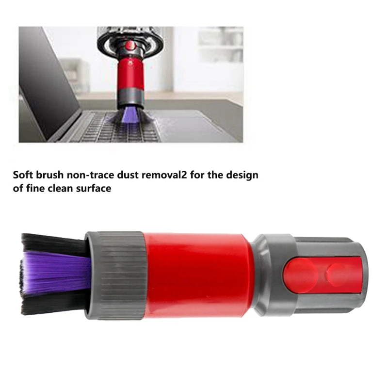 فرشاة ناعمة لإزالة الغبار بدون أثر مناسبة لدايسون V7 V8 V10 V11 V12 V15 مكنسة كهربائية ملحقات رأس الشفط العالمي