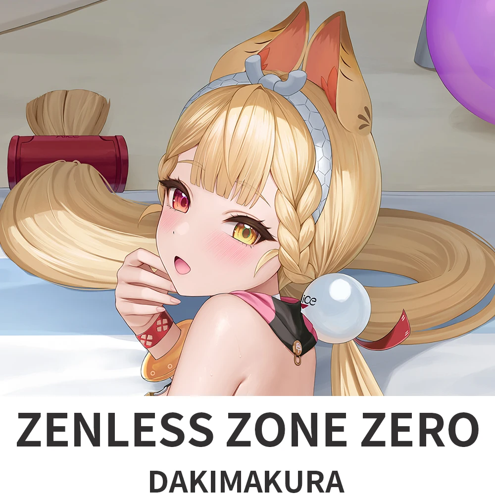 Zenless Zone Zero Alice Thymefield Dakimakura Abraçando Corpo Fronha Anime Fronha Capa de Almofada