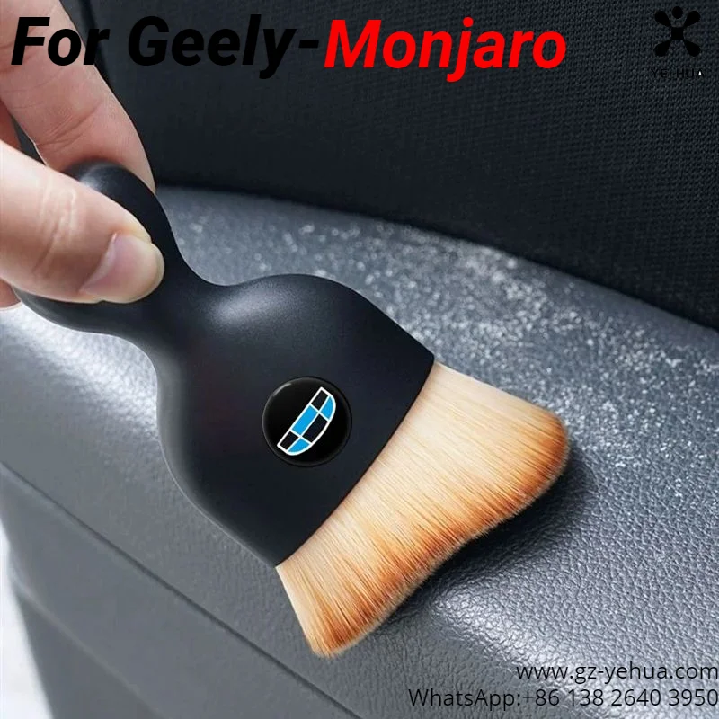 Para Geely herramienta de limpieza Interior de coche aire acondicionado salida de aire cepillo de limpieza cepillo de coche grietas de coche cepillo