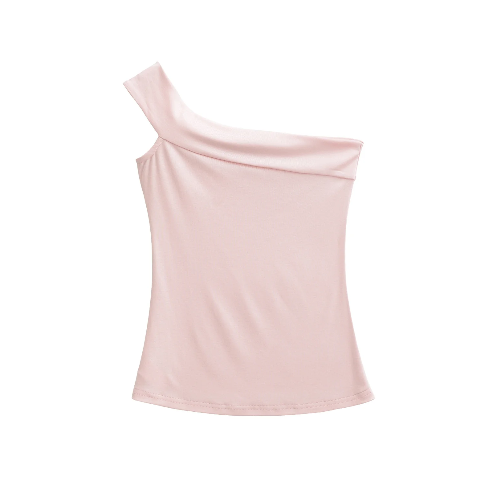 Sexy Slim Fit Shoulder Baring Strap Vest Top for Women Casual Wear Pure Desire Internet Famous Sweet And Spicy Street Style