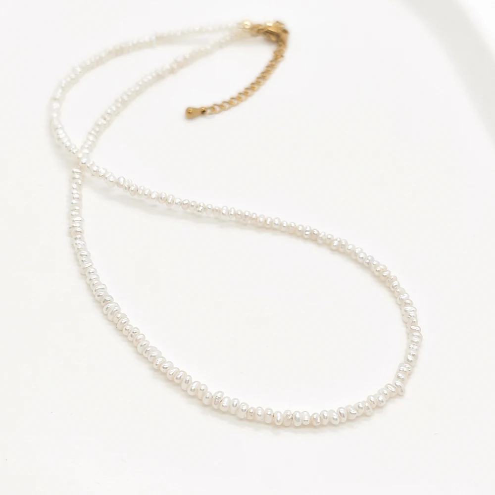 

CCGOOD natural freshwater Pearl Necklace for Women Choker Necklaces Boho Handmade Summer Beach Surf Jewelry