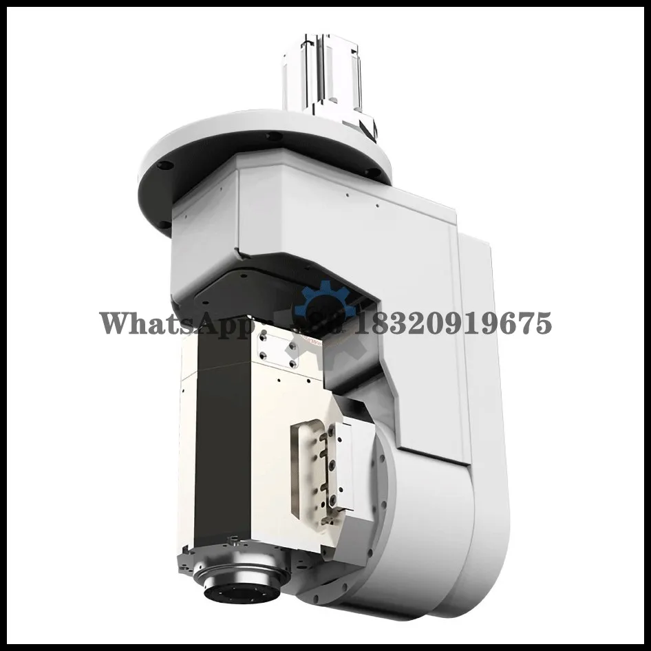 Newly CNC HQD Hanqi 12kw 5axis machining center HSK63F water-cooled ATC spindle motor AC rotation axis double swing head