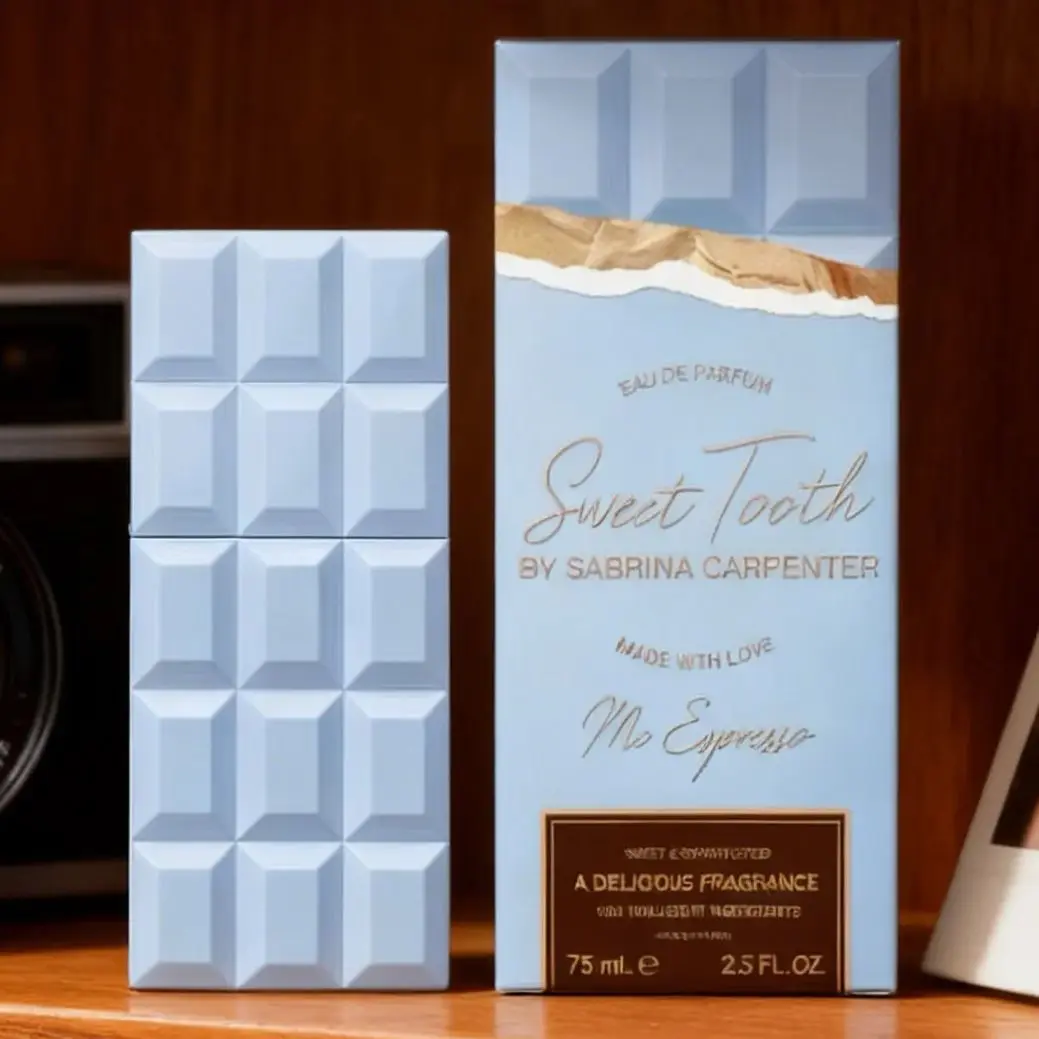 

High Quality 75ml Caramel Sweet blue Perfume for Men Inspired Type Long Lasting Eau de Parfum Fragrance Oil