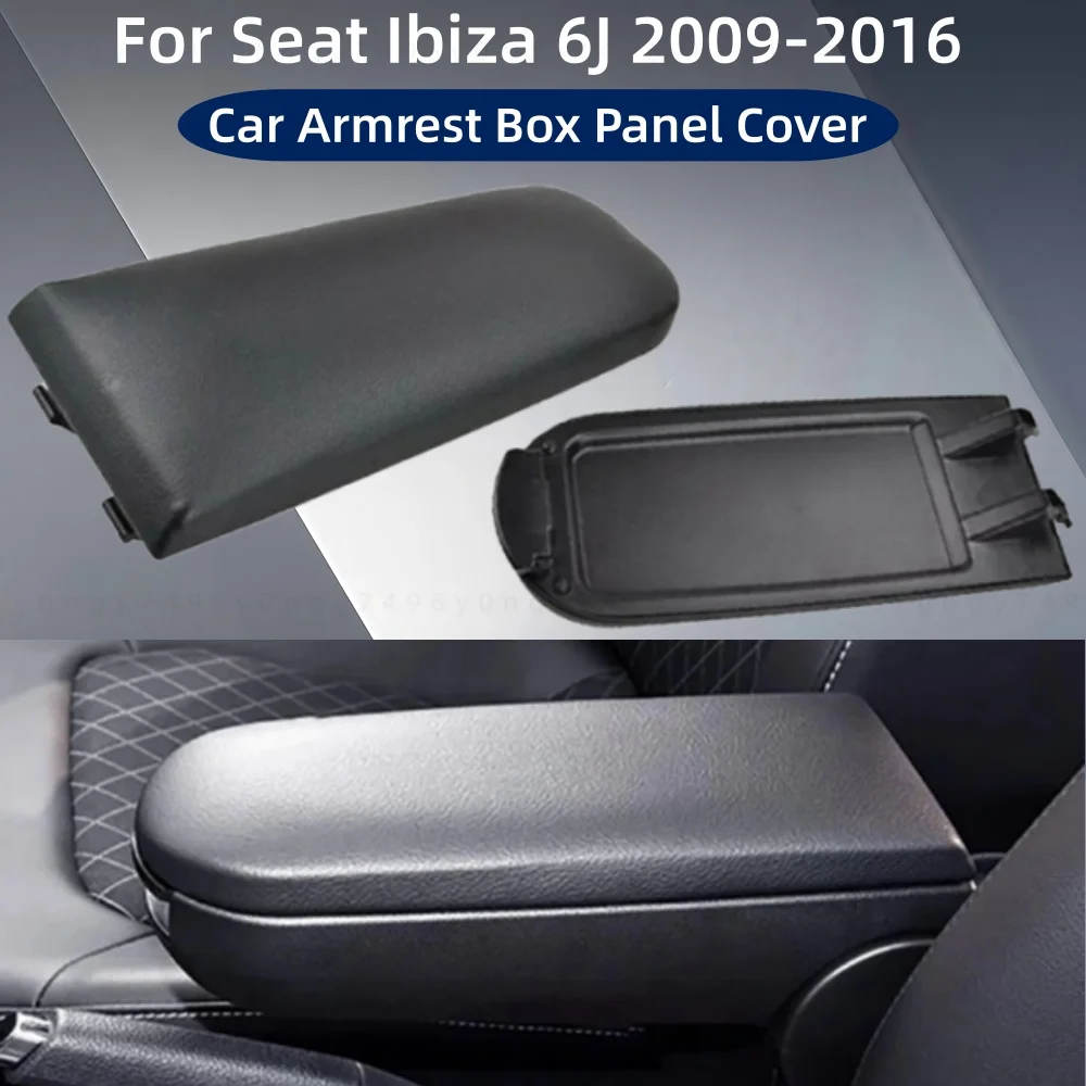 

Car Upgrade Decoration Armrest Box Panel Cover For Seat Ibiza 6J 2009 2010 2011 2012 2013 2014 2015 2016 Modification Accessorie
