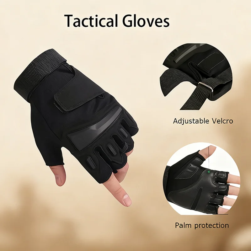 Outdoor Sport Taktische Handschuhe Männer Mesh Atmungsaktive Anti Slip Sommer Radfahren Training Handschuh Gewichtheben Hantel Fitness Handschuhe