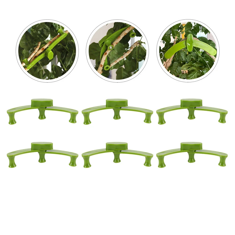 10 Pcs Branch Shaper Plant Bender Branches Pipe Tool Gardening Twig Clips Low Stress Fixing Clamps Trainer Supplies