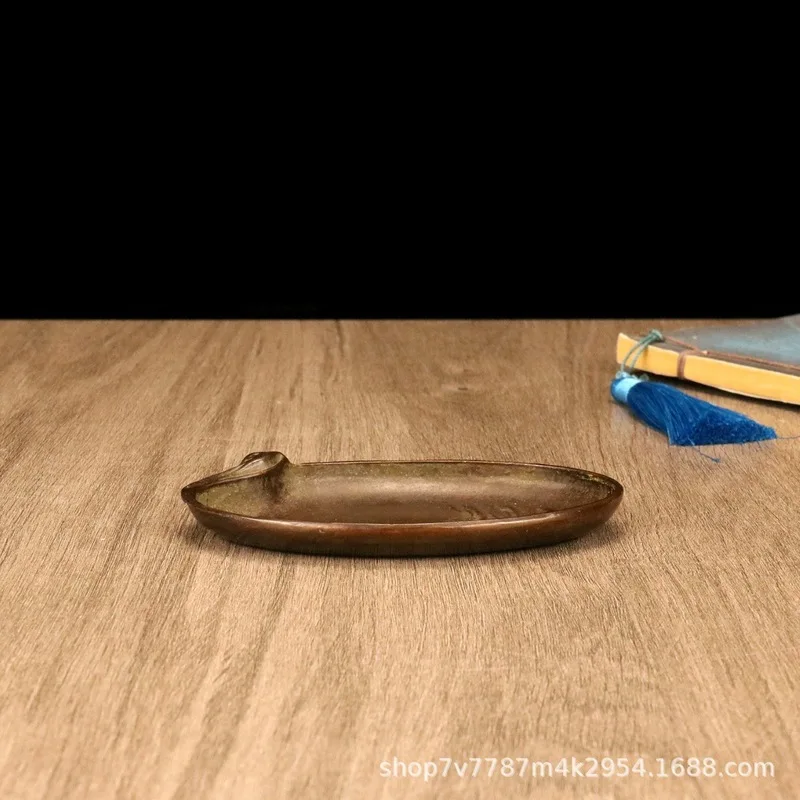 Brass alloy craft crane pen washer study room decorative ornament