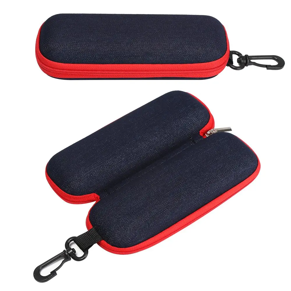 Portable Glasses Box High Quality Eyewear Protector Fashion Zipper Eyeglasses Case Hard Sunglasses Box New Spectacle Case