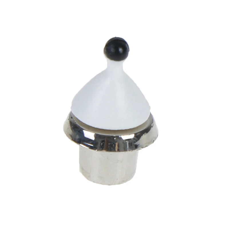 1Pc Dollhouse Miniature White Kettle Pot Doll House Kitchen Mini Kettle Toy Pot Dolls Decorations Accessories