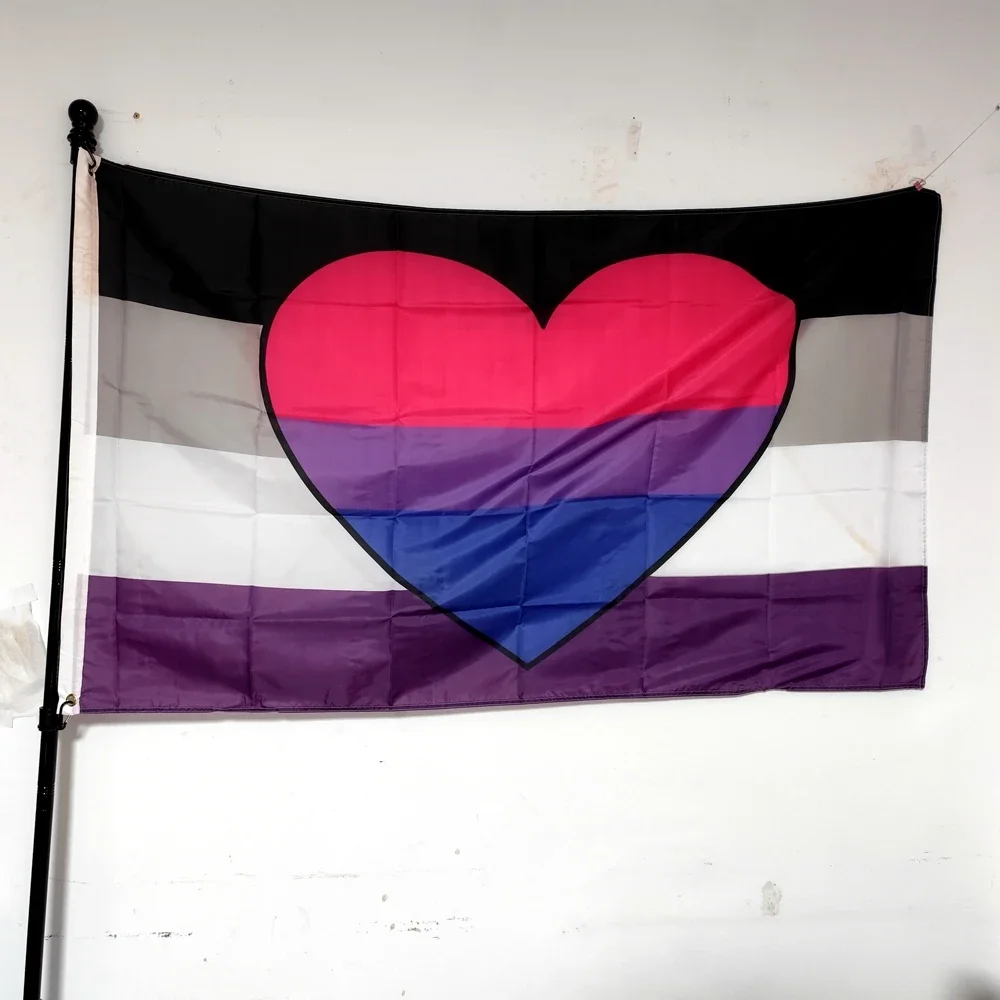 

Bisexual Pride Flag 90x150cm Premium Polyester Outdoor/Indoor Durable Double Stitched LGBTQ Decorative Banner