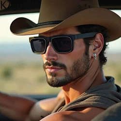 Vintage Super Square Punk Sunglasses Men 2025 Fashion Summer Retro Sun Glasses For Male Small Frame Shield Eyewear Shades UV400