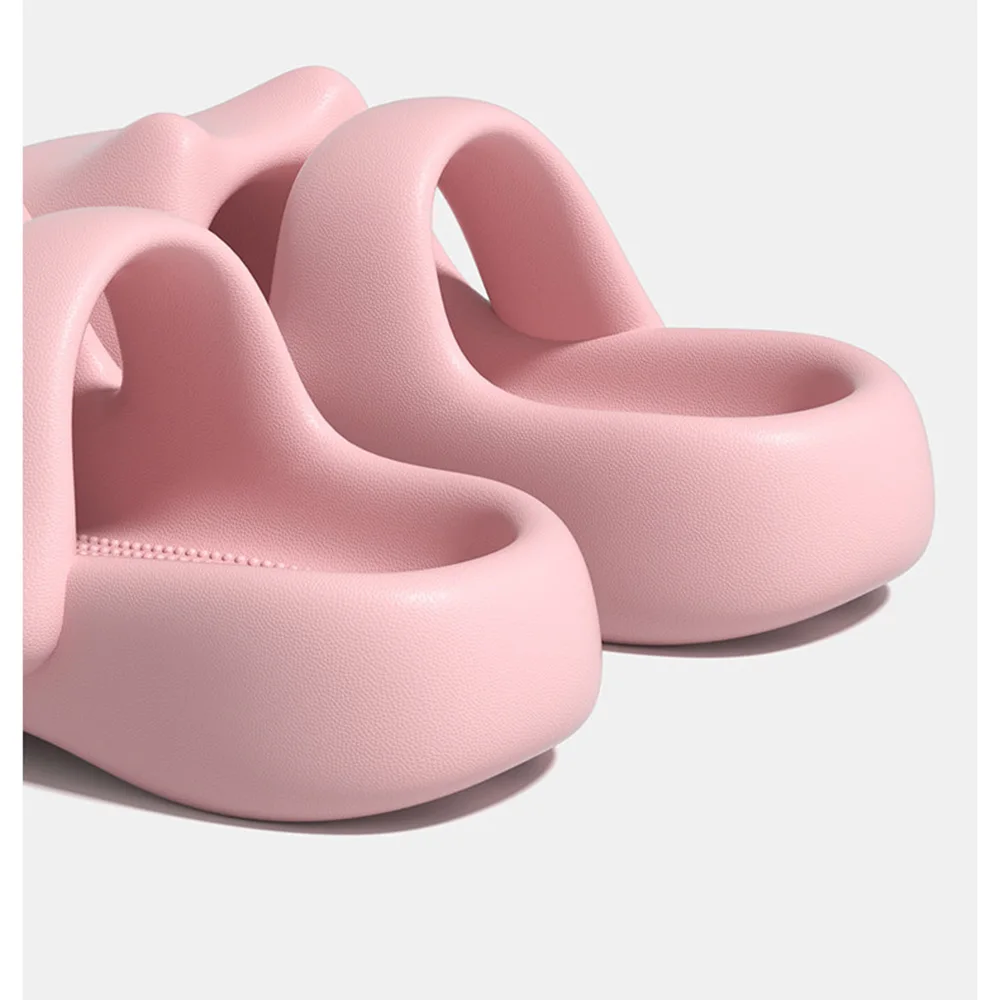 Süße Katzen-Slipper für Damen, Sommer, weiche Cloud-Clogs, Damen-Riemchensandalen, EVA-Lochschuhe, dicke Sohle, rutschfeste Strand-Slipper – Detail 4