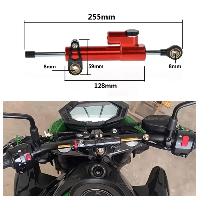 

Motorcycle cnc Universal Stabilizer Damper Complete Steering Mounting Bracket For KAWASAKI Z800 2013-2014-2015-2016