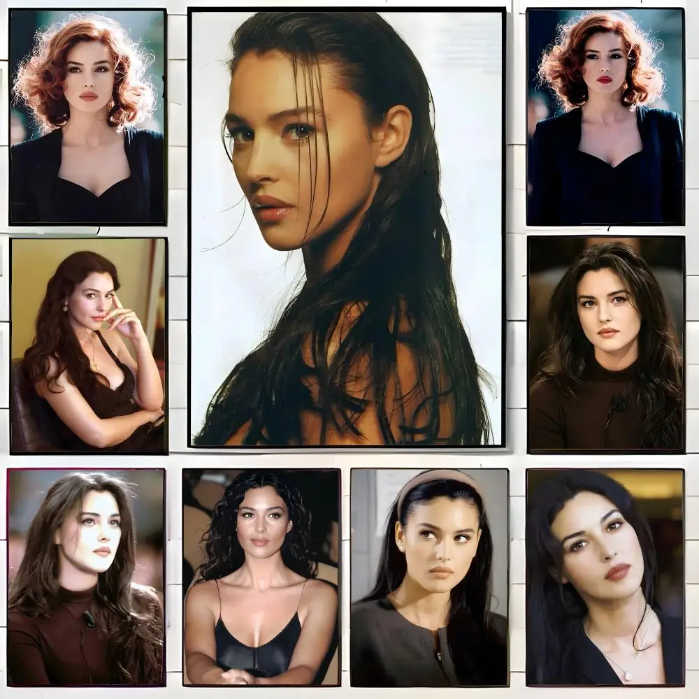 Glamorous Celebrity M-Monica Bellucci Poster Wall Art Print Decorative Mural Home Decor Gift Unframed