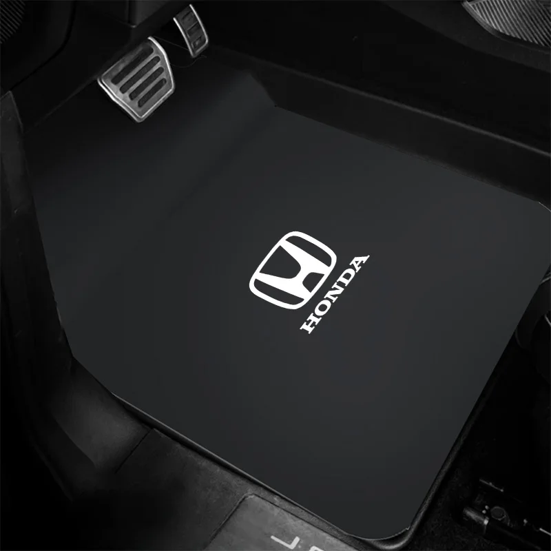 

Leather Car Floor Mats Waterproof Dust-Proof Auto Foot Pad For Honda Civic Accord Fit Jazz Pilot CRV Odyssey Passport City Vezel
