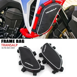 XL750 Transalp Accessories Frame Crash Bars Waterproof Bag For Honda XL750Transalp Motorcycle Bumper Repair Tool Placement Bag