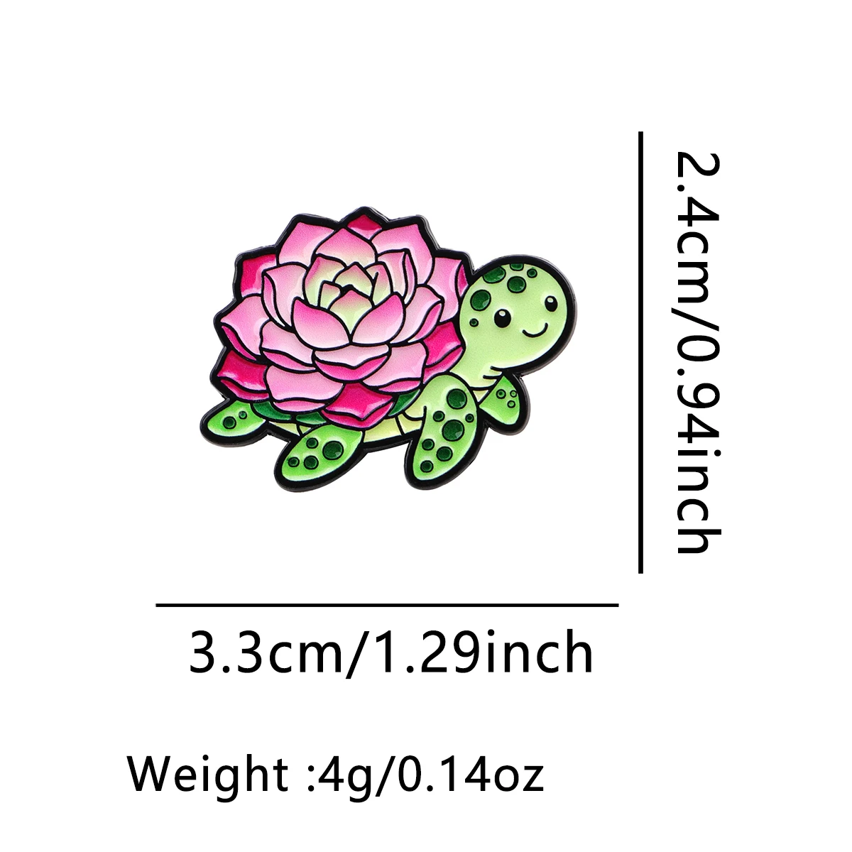 الكرتون النباتات النضرة الحيوانات لينة المينا دبوس بروش للملابس النساء شارة التلبيب دبابيس لحقيبة الظهر اكسسوارات مجوهرات هدية #5